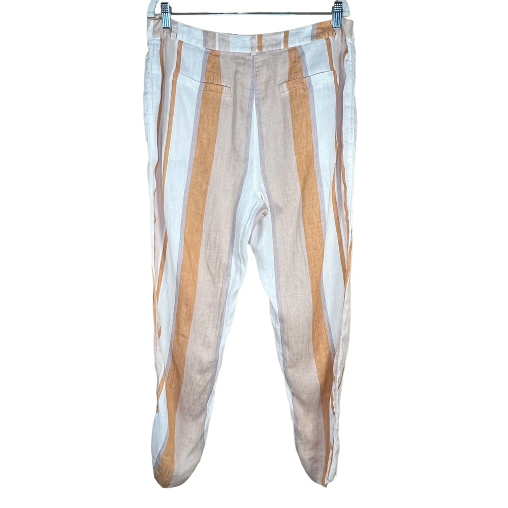 Chico’s Women’s Linen Blend Striped Lightweight Pants Chico’s 2 = US L/1… - Picture 5 of 13